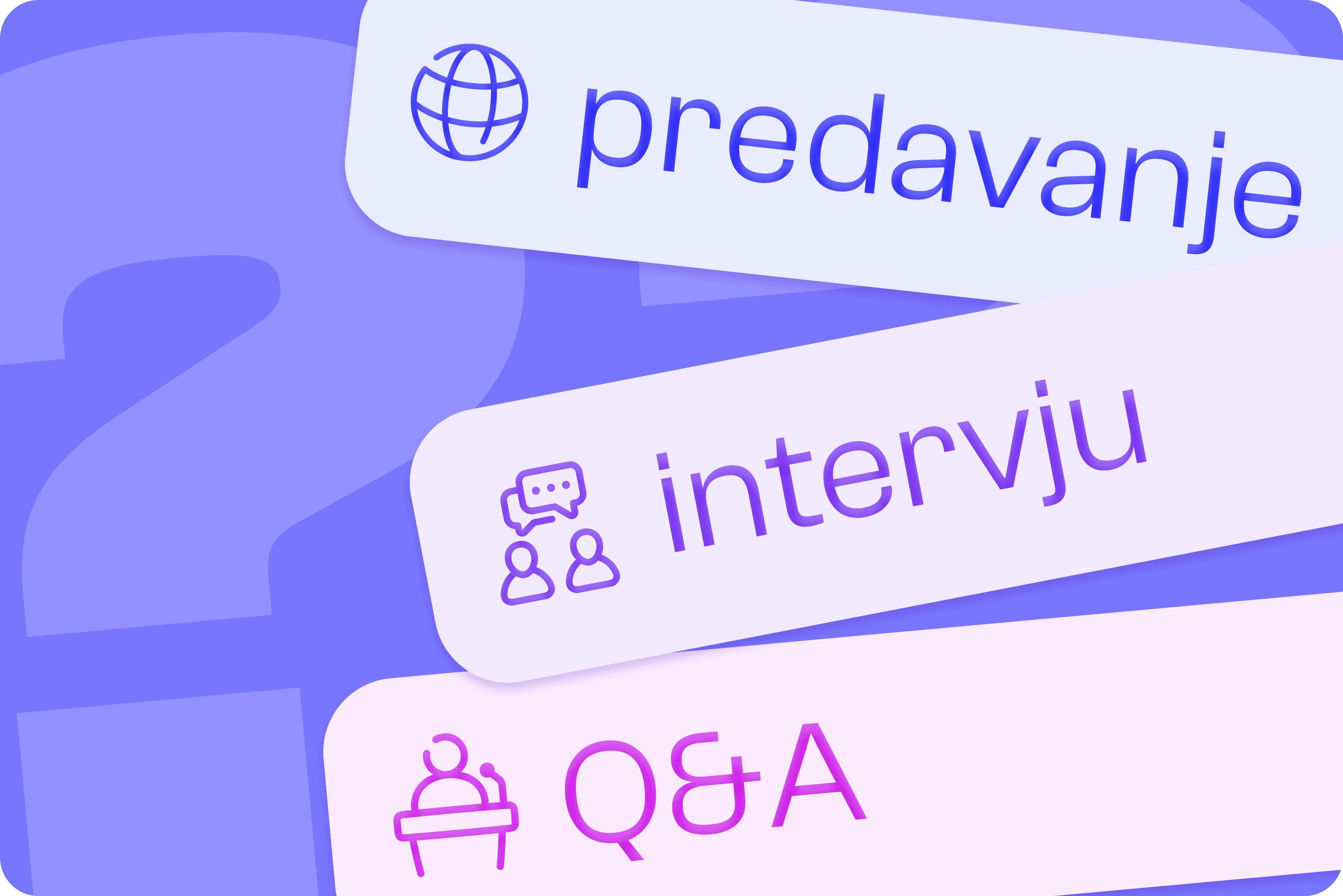 Kako odabrati pravi format za vaš webinar: Predavanje, intervju ili Q&A?