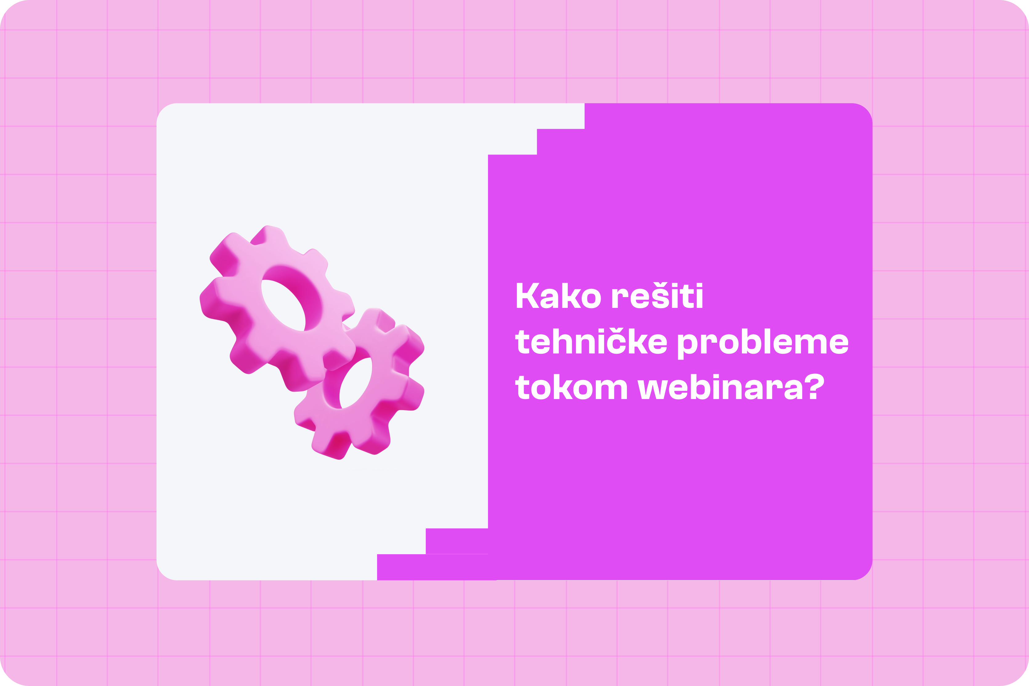 Kako rešiti tehničke probleme tokom webinara?